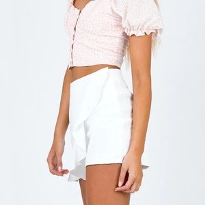 Princess Polly Lorca Shorts White